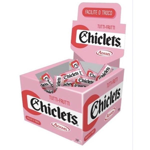 Chiclets Adams Tutti Frutti + Hortelã 280g - 2 unid - MONDELEZ Imagem de Chiclets Adams Tutti Frutti + Hortelã 280g - 2 unid