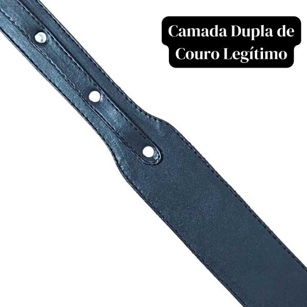 Chicote Chibata Flogger Couro Luxo Tala Palmatória - Pretty Pervy Acessórios em Couro Imagem de Chicote Chibata Flogger Couro Luxo Tala Palmatória