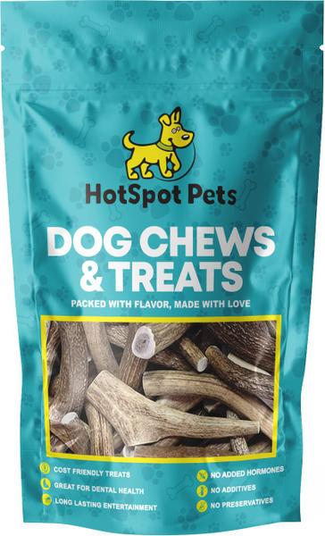 Chifres de veado para cães Hotspot Pets Premium com mais de 18 cm de largura Imagem de Chifres de veado para cães Hotspot Pets Premium com mais de 18 cm de largura