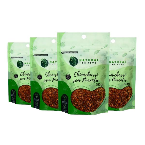 Chimichurri Gourmet Tempero Tradicional sem Pimenta Kit 4 Premium 40g Pouch - Rocha Saúde Imagem de Chimichurri Gourmet Tempero Tradicional sem Pimenta Kit 4 Premium 40g Pouch