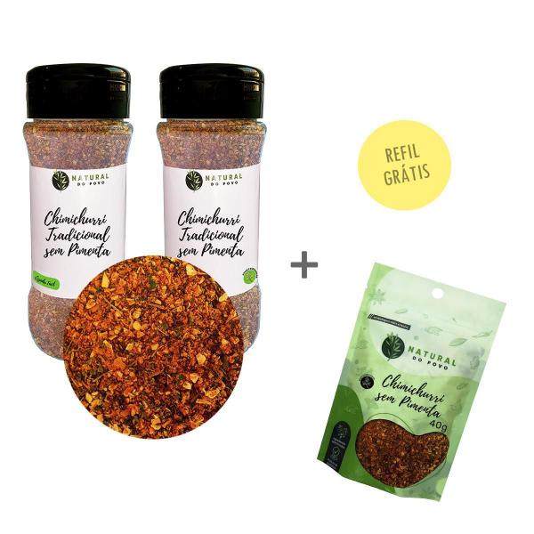 Imagem de Chimichurri Kit 2 Tradicional S/ Pimenta Pote Dosador 50G