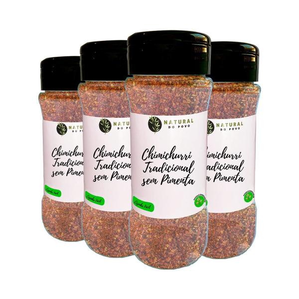 Imagem de Chimichurri Kit 4 Tradicional S/ Pimenta Pote + Dosador 40G