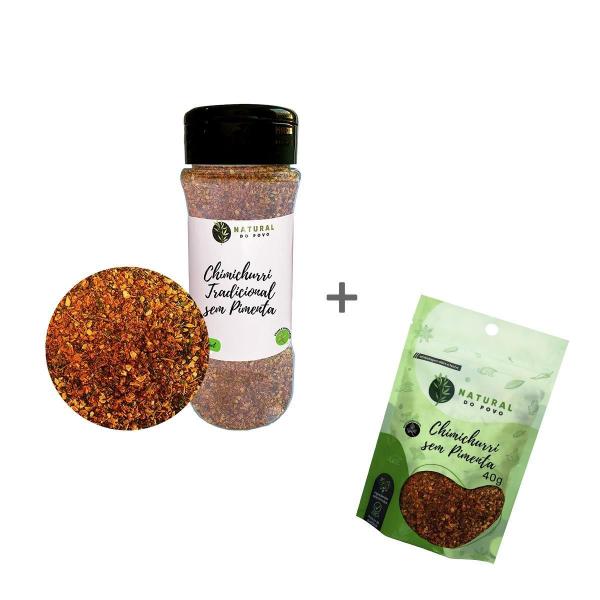 Chimichurri Kit Tradicional Sem Pimenta Pote + Dosador 50G - Rocha Saùde Imagem de Chimichurri Kit Tradicional Sem Pimenta Pote + Dosador 50G