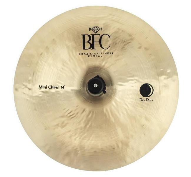 Imagem de China BFC Brazilian Finest Cymbals Dry Dark Mini China 14 DDCH14 em Bronze B20