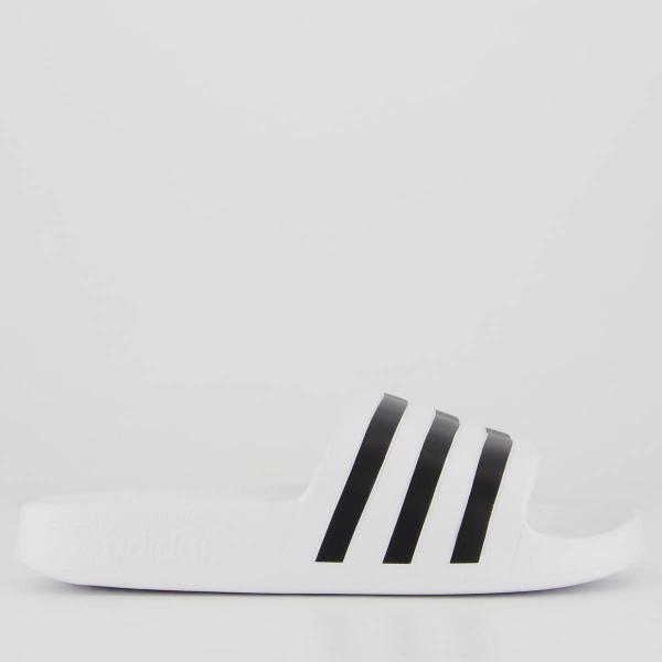 Imagem de Chinelo Adidas Adilette Aqua Branco e Preto