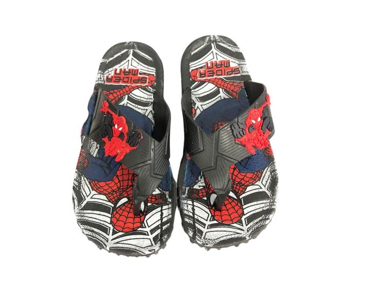 Chinelo de dedo Masculino Infantil Papete Menino Personagem Homem