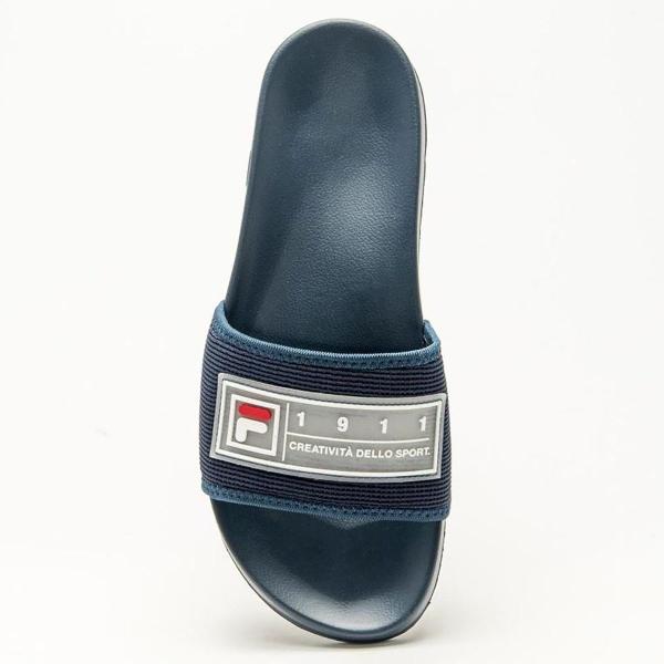 Imagem de Chinelo Fila Drifter Mesh Masculino - Marinho e Branco