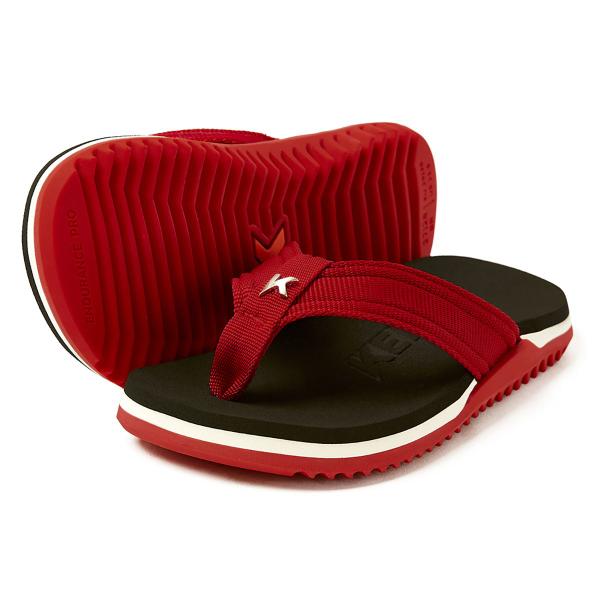 Imagem de Chinelo Infantil Kenner NK6 Pro Kids - Preto e Vermelho