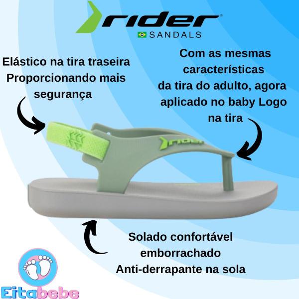 Imagem de Chinelo Infantil Rider Street Sandália Papete