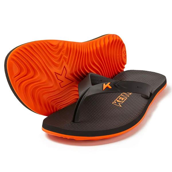 Imagem de Chinelo Kenner New Summer Masculino - Preto e Laranja