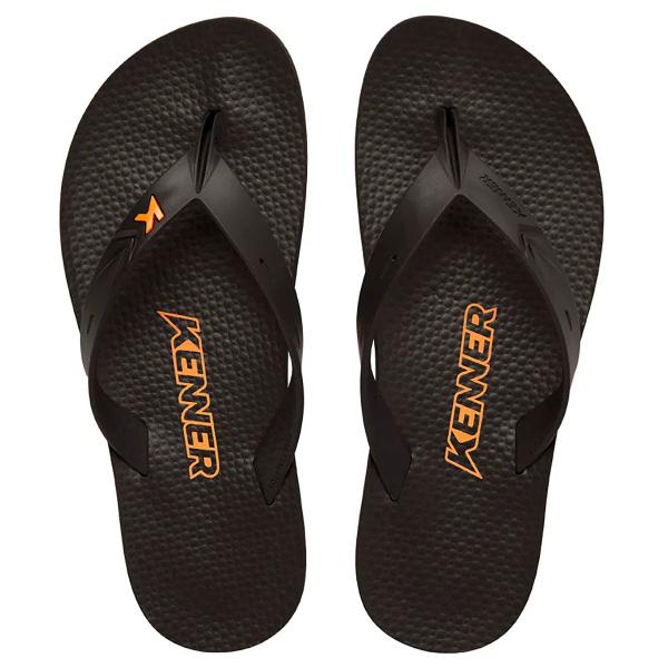 Imagem de Chinelo Kenner New Summer Masculino - Preto e Laranja