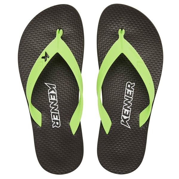 Chinelo Kenner New Summer Masculino - Preto e Verde Imagem de Chinelo Kenner New Summer Masculino - Preto e Verde
