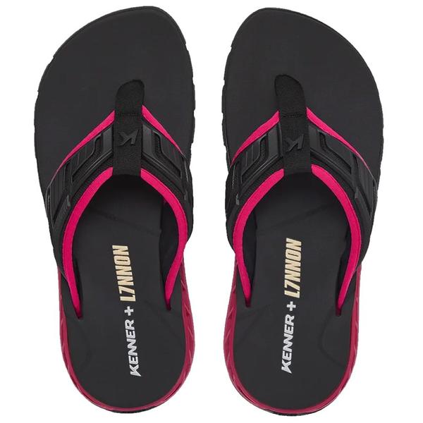 Imagem de Chinelo Kenner Rakka Full Force L7 Preto e Rosa