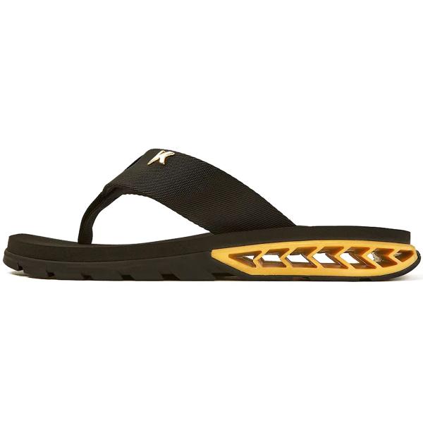 Imagem de Chinelo Kenner Rakka Masculino Preto Dourado