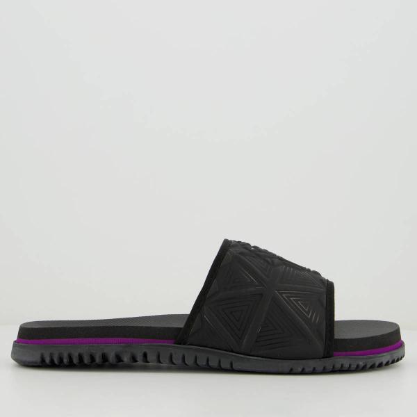 Imagem de Chinelo Kenner Slide Go Pantera Negra Preto e Roxo