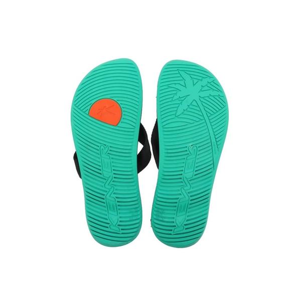 Imagem de Chinelo Kenner Summer Dry Palms Preto/Verde