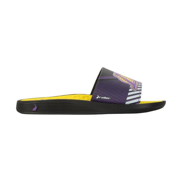 Imagem de Chinelo Masculino Rider Slide Lakers NBA II Preto - 12195