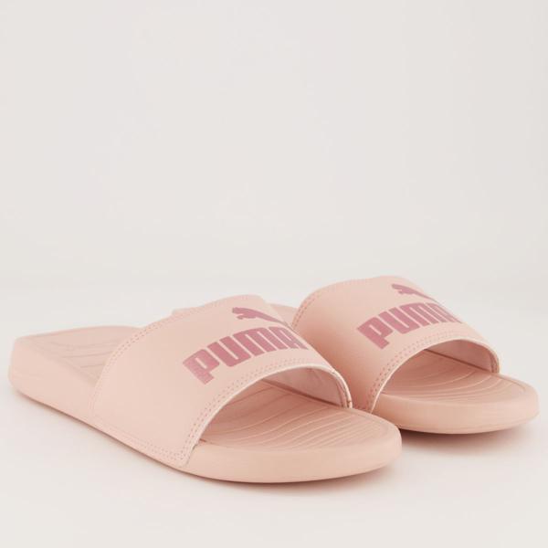 Imagem de Chinelo Puma Popcat 20 BDP Logo Feminino Rosa