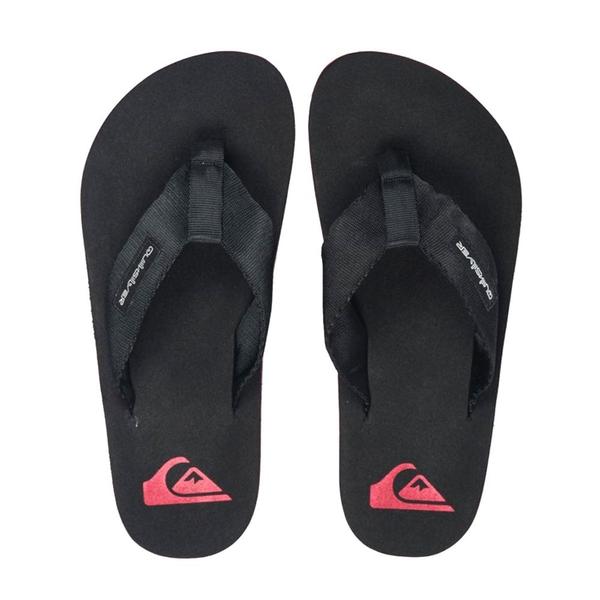 Imagem de Chinelo Quiksilver Layback Omni Baic Preto Vermelho