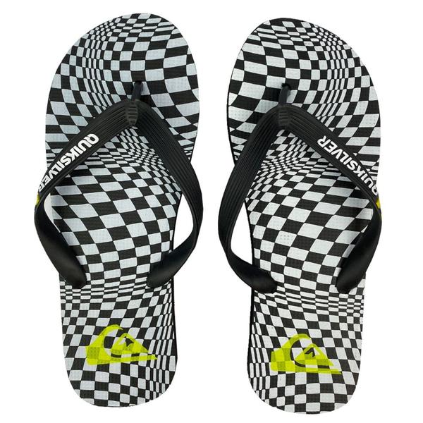 Imagem de Chinelo Quiksilver Molokai Rave Preto e Branco