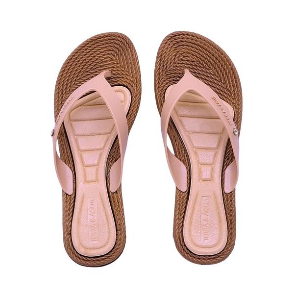 Chinelo Tamanco Feminino Plataforma Anabela Terra Água Dedo