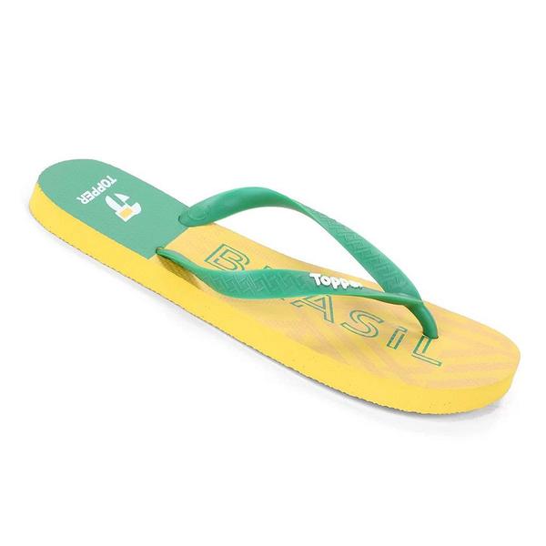 Imagem de Chinelo topper brasil copa 2022 amarelo