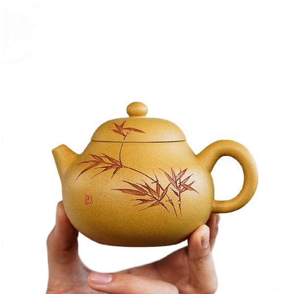 Imagem de Chinês Yixing Purple Clay Bule Cru Ore Section Mud Tea Pot Beauty Kettle Famous Handmade Zisha Tea Set Presentes Personalizados Bules