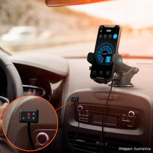 Imagem de Chip Modulo Acelerador Eletronico Tury Fast 2.0 Smart Fortwo 2007 a 2015 Bluetooth APP Android e IOS