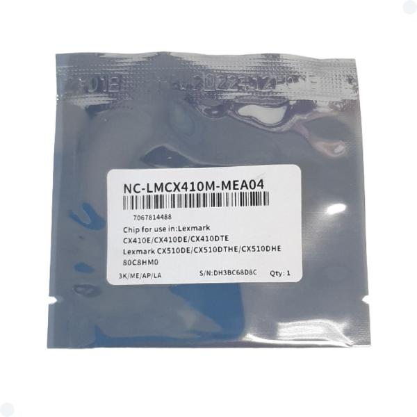 Chip Para Toner Compativel Lexmark Cx410 510 808h Magenta - ISD Cartridges Imagem de Chip Para Toner Compativel Lexmark Cx410 510 808h Magenta
