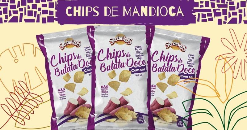 Imagem de Chips de Batata Doce 50g Sertanitos