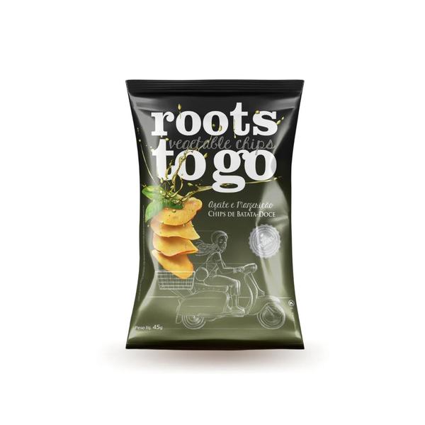 Imagem de Chips de Batata-Doce Azeite e Manjericão Roots to Go 45g