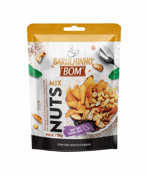Chips de Batata Doce com Mix Nuts Barulhinho Bom 50g Imagem de Chips de Batata Doce com Mix Nuts Barulhinho Bom 50g