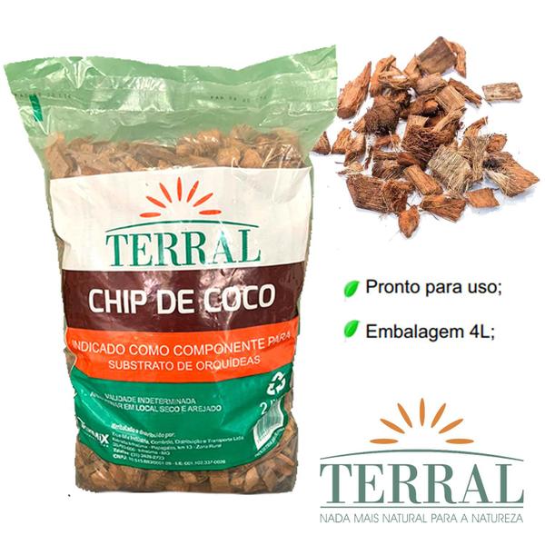 Imagem de Chips de Coco Terral 4 Litros - Orquídeas, Terrário