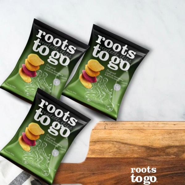 Imagem de Chips De Mandioca E Batata-Doce Roots To Go 45g (12 Pacotes)