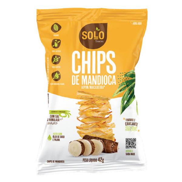 Imagem de Chips de Mandioca - SOLO Snacks - 42g