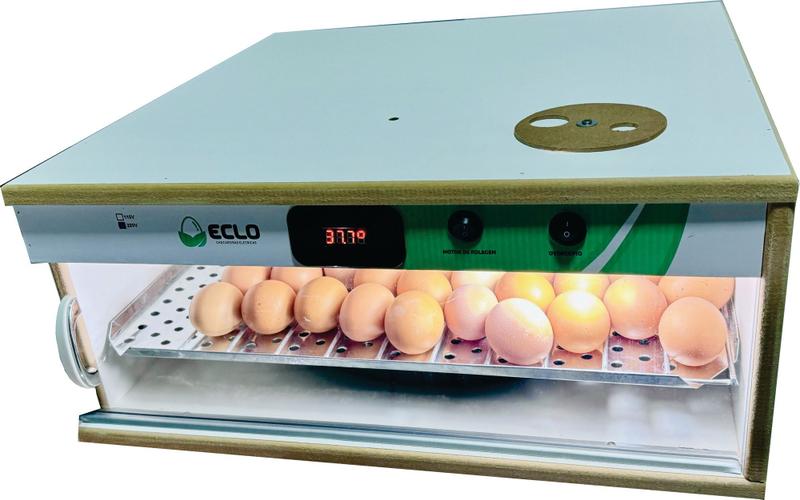 Imagem de Chocadeira Automática 50 Ovos de Galinha  + Ovoscópio