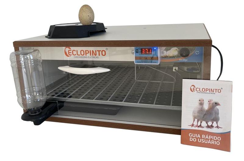 Imagem de Chocadeira Automática - 80 Ovos + Ovoscópio e Água Automática