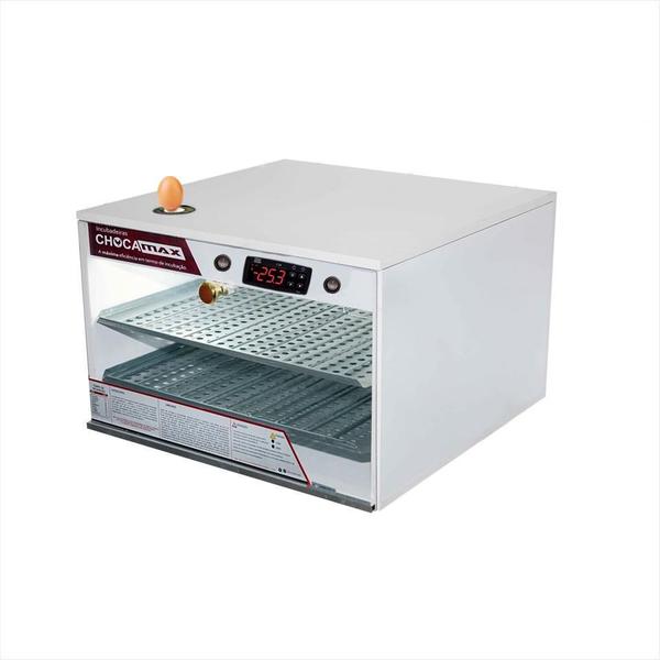 Chocadeira Ovoscópio 240 Ovos Galinha Automática 110 Volts - Chocamax Imagem de Chocadeira Ovoscópio 240 Ovos Galinha Automática 110 Volts