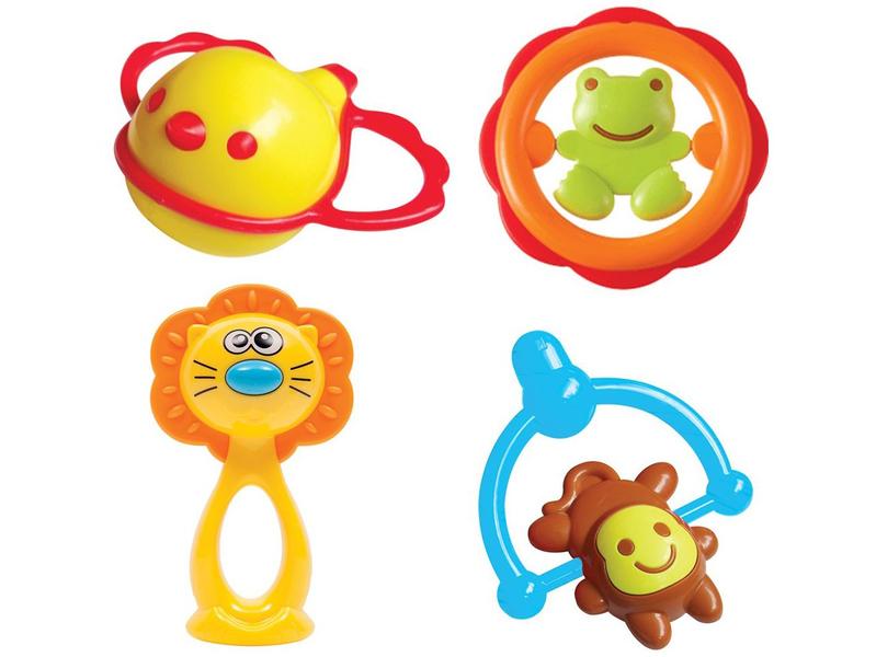 Chocalho Baby 4 Peças - Buba Toys Imagem de Chocalho Baby 4 Peças