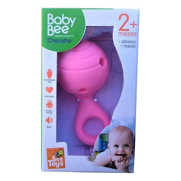 Imagem de Chocalho E Mordedor Bola Baby Bee Macio Para Bebê - Bee Toys