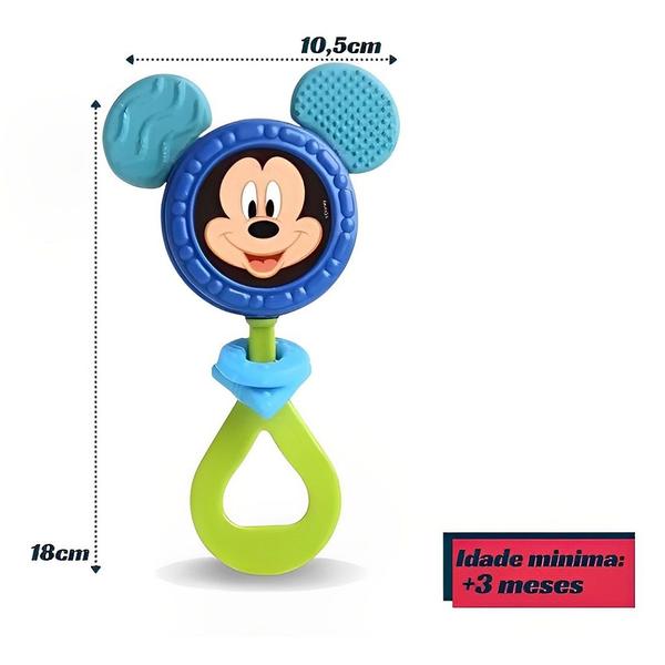 Imagem de Chocalho E Mordedor Mickey Mouse Disney Baby 1059 Elka