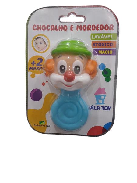 Imagem de Chocalho E Mordedor Palhacinho Vila Toy 