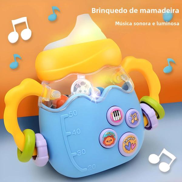 Imagem de Chocalho Quebra-Cabeça Educativo para Bebês Recém-Nascidos - Brinquedo Sensorial e Presente