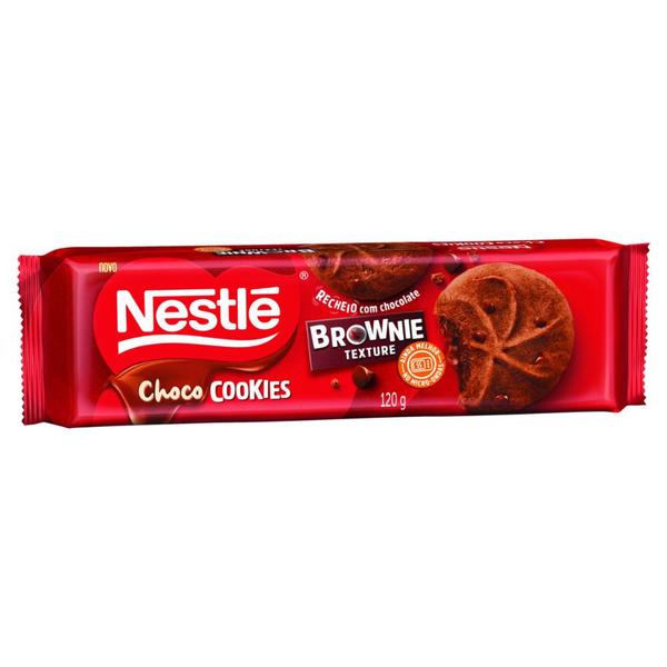 Choco Cookies Nestlé Brownie Texture 120g Imagem de Choco Cookies Nestlé Brownie Texture 120g