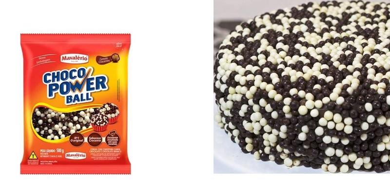 Imagem de Choco Power Ball Mini Cereal Drageado Chocolate Misto 500G