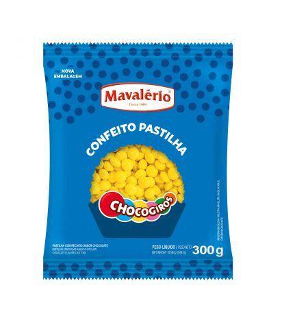 Chocogiros Amarelo 300g Mavalerio - Mavalério Imagem de Chocogiros Amarelo 300g Mavalerio