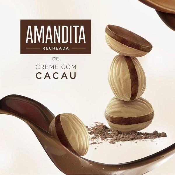 Imagem de Chocolate Amandita Creme De Cacau Lacta Kit 3Un De 200G