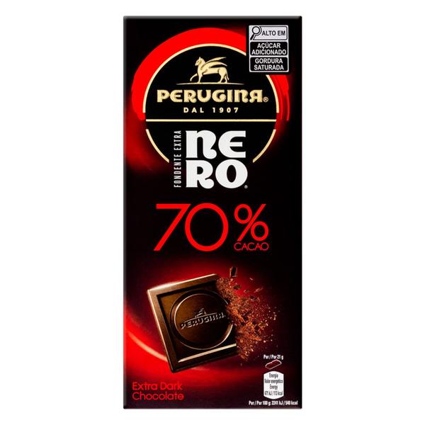 Imagem de Chocolate Amargo 70% Cacau Extra Dark Perugina 85g