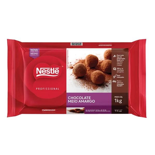 Imagem de CHOCOLATE AO LEITE 1KG NESTLÉ (2 Leite+2 M Amargo)- 4kg