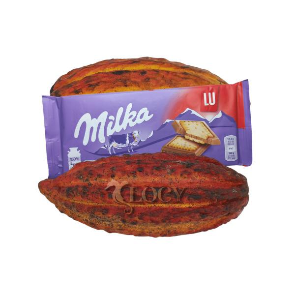 Chocolate ao leite com biscoito Milka & Lu 87g Importado Imagem de Chocolate ao leite com biscoito Milka & Lu 87g Importado